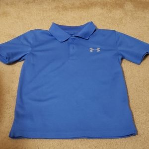 Gently used boys Under Armour polo shirt